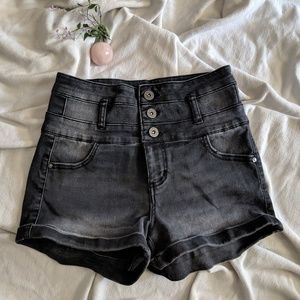 High waisted shorts